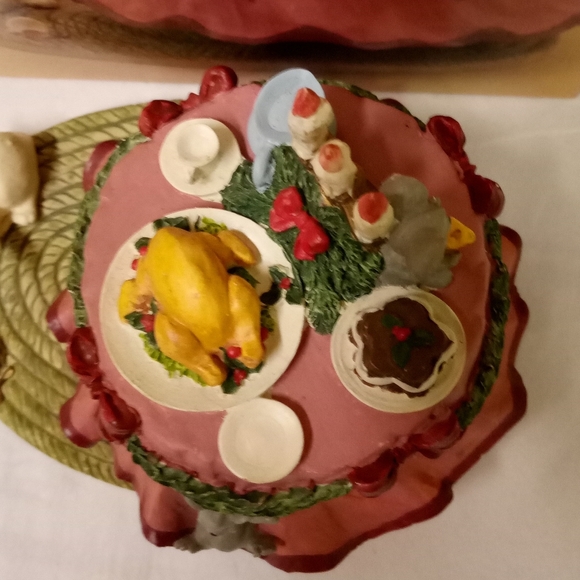 Vintage Animated Holiday Musical Table Decor, Thanksgiving, Christmas NWOT Video - Picture 10 of 13